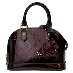 LOUIS VUITTON ルイ・ヴィトン ヴェルニ アルマBB ハンドバッグ M91678 モノグラムヴェルニ ボルドー アマラント  レディース【中古】
