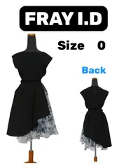 FRAY I.Dのアシンメトリーデザインワンピース
