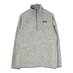 patagonia パタゴニア ハーフジップ ベターセーター フリースジャケット アウトドア グレー(メンズ XL)中古 古着 X2840