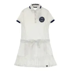 サイズ：S ADIDAS GOLF アディダスゴルフ ADICROSS 半袖ワンピース  ホワイト系 [240101621296] ゴルフウェア レディース ストスト