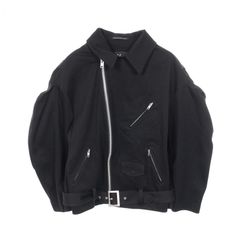JIL SANDER 20AW ポリエステルツイル ライダースジャケット - メルカリ