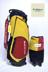 【定価6万6000円】新品 CALLEJERA コーデュロイ キャディー バッグ CJ-2143001 イエロー ガジェヘラ ゴルフのサムネイル