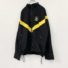 古着 used　U.S.ARMY　米軍　トレーニングジャケット　ナイロンジャケット 　ミリタリー　黒　ブラック　XLサイズ