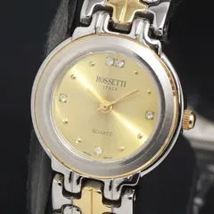 QZ 石付 Rossetti R3702 ゴールド文字盤 レディース腕時計 2000000 NSK KRK