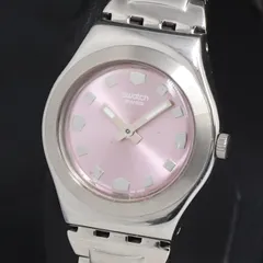QZ スウォッチ アイロニー ピンク文字盤 レディース腕時計 2000000 NSK KRK