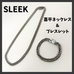 Sleek スリーク 喜平 ステンレスネックレス ゴールド - メルカリ
