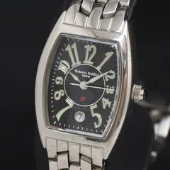 QZ RobertaBaldini 黒文字盤 デイト レディース腕時計 2000000 NSK KRK