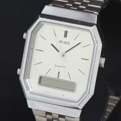 ジャンク品】シチズン C080 デジアナ パイロットウォッチ ナビホーク 