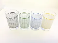 食器　コップ　グラス　タンブラー　4個セット　昭和レトロ