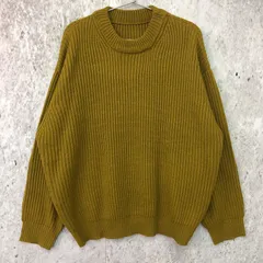 reca レカ オーバー サイズ リブ ニット マスタード Fサイズ ◇〇のサムネイル