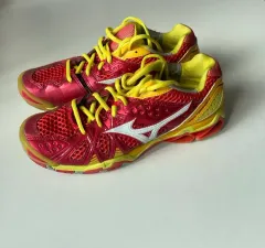 ミズノ レッド サイズ250 スニーカー ランニングシューズ