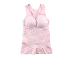 着圧補正キャミソール 小松原式 ムダ肉ぺたんこ 大きいサイズ 3L～4L ピンク