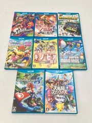 Nintendo ニンテンドー WiiU ゲームソフト 8点セット まとめ 動作品 0203-403