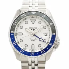 【6wba0078】セイコー 5スポーツ SBSC017/4R35-00A0 シルバー文字盤【中古】腕時計 メンズ