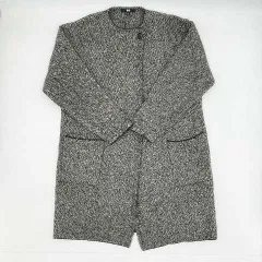 UNIQLO　ユニクロ　ツイードニットコート　グレー　Lサイズ　◇〇