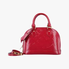 ルイヴィトンLouis VuittonアルマBB ポムダムール ヴェルニ M91606 MI0155