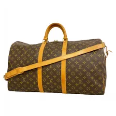 【6ae6239】ルイヴィトン ボストンバッグ モノグラム キーポルバンドリエール55 M41414 ブラウン【中古】メンズ レディース ユニセックス