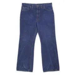 リーバイス Levi's 70s 70年代 517 シングル SINGLE ブーツカット デニムパンツ MADE IN USA アメリカ製 66前期 ジーンズ ヴィンテージ 古着 メンズ ズボン パンツ ブルー 501 505 646 W40 L30【中古】