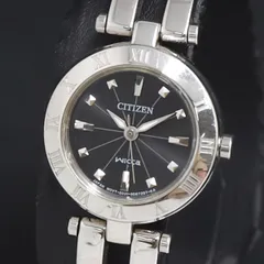 ソーラー シチズン ウィッカ E031-S057264 黒文字盤 レディース腕時計 2000000 NSK KRK