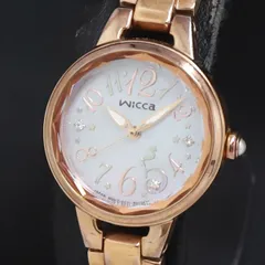 ソーラー シチズン ウィッカ E031-R004635 シェル文字盤 レディース腕時計 2000000 NSK KRK