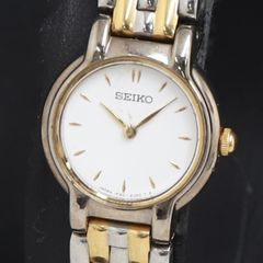 SEIKO 1F21-5A00 レディース腕時計 クォーツ コンビカラー - メルカリ