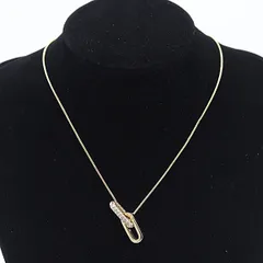 箱付 スワロフスキー SS ネックレス ゴールドカラー アクセサリー ジュエリー 腕時計 2000000 NSK MTY