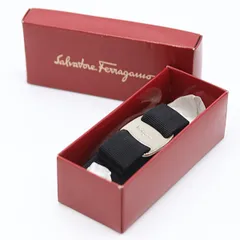 フェラガモ 髪留め ブラックカラー ナイロン ブランド 2000000 NSK MTY