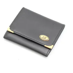 良品 ダンヒル  コインケース ブラック レザー ブランド 小物 KMR 2000000 NSK 