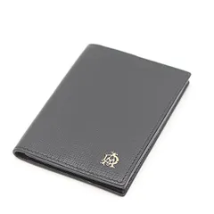  美品 ダンヒル カードケース ブラック レザー 黒 ブランド ファッション 2000000 NSK KMR