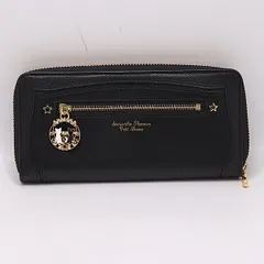 箱付 良品 サマンサタバサプチチョイス 美少女戦士セーラームーン 長財布 レザー 黒カラー ファッション ブランド小物 2000000 NSK MST