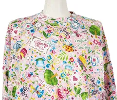 衝撃価格の売り尽くし‼️鴨居羊子パジャマ　新品未使用‼️TUNIC　長袖丸首パジャマ　スリット　40接結スイートアリス　23460　ピンク色のサムネイル