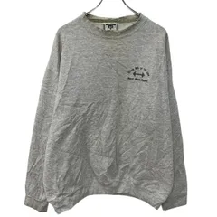 USA製 Lee ロゴスウェット トレーナー L ライトグレー リー プルオーバー ワンポイント刺繍 スウェット アメリカ製 秋春物 a802-5006