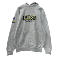 ロゴスウェット パーカー XL～ ライトグレー ブルー プルオーバー アームロゴ 刺繍ロゴ フーディー スウェット 秋物 a802-5054