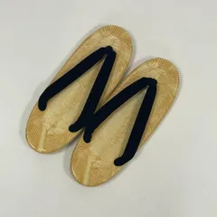 【新品アウトレット】雪駄 女子用 Ｌ 黒鼻緒