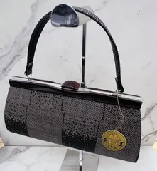 【未使用品】 奄美大島紬 和装バッグ ハンドバッグ クラッチバッグ 和装小物