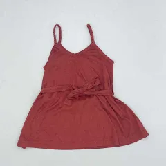 apres les cours　アプレレクール　ノースリーブキャミワンピース　ピンク　80センチ　□〇