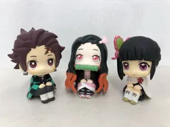 現状品★メガハウス るかっぷ 鬼滅の刃 竈門炭治郎/竈門禰豆子/栗花落カナヲ まとめ売り 3種セット  【P4519-008】083