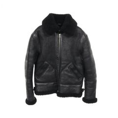 Acne Studios ムートンジャケット ブラック - メルカリ
