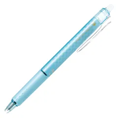 フリクションボールノック 0.5mm デザインシリーズ（格子柄） ソフトブルー パイロット 