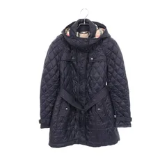 バーバリー BURBERRY キルティング ネイビー ナイロン キルティングジャケット レディース Used B
