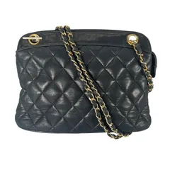 CHANEL シャネル マトラッセ ハンドバッグ レザー ブラック レディース【中古】【送料無料】