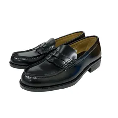 HARUTA ハルタ ローファー メンズ 6550 黒 合成皮革 幅広３E 学生 通学