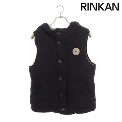 バーバリーブラックレーベル  D1P10-419-29 ロゴワッペンフーデットダウンベスト メンズ 2