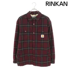 カーハート  ARCHER SHIRT JAC チェック柄裏ボアアーチャーシャツジャケットブルゾン メンズ M