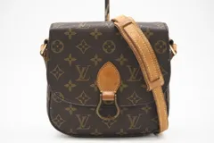 ★3日以内返品可★  LOUIS VUITTON ルイ・ヴィトン モノグラム サンクルーMM M51243 ショルダーバッグ ブラウン コーティングキャンバス レディース