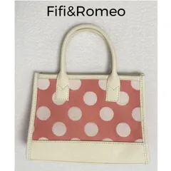 ♡Fifi&Romeo　フィフィアンドロメオ　お散歩バッグ　ドッグウエア　犬服　マグネット開閉　内ポケット　ピンク　ドット　お散歩バッグ　オーナーバッグ　サブバッグ　お出掛け　わんちゃん　ワンコ　犬用品　6449600