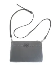 TORY BURCH ショルダーバッグ レザー ブラウン 2way 斜め掛け