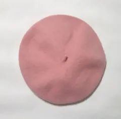 ピンクのベレー帽 キャスケット レディースハット 冬用帽子 ビーニー