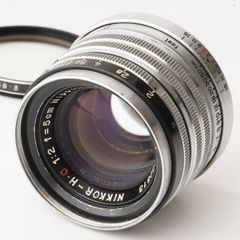 Nikkor H.C 5cm F/2 Leica Lマウントレンズ 単焦点 - メルカリ