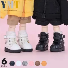 オビツ11 ドール靴 ob11 チェーン付きハイトップブーツ 撮影小物 ぬい撮り 人形用 12分ドール 12分の1 ねんどろいどどーる 男の子 女の子兼用 レースアップ チェーン付きブーツ 高さしっかり 安定感ある作り カジュアル系 お出かけ用 s-6